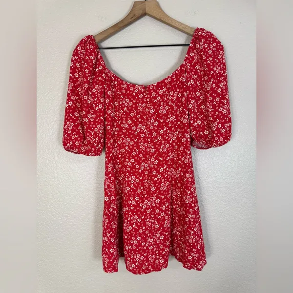 Reformation Kopa Mini Dress Red Floral size 2 $218 - Image 11