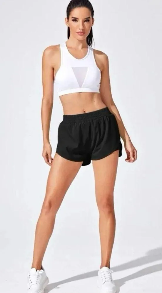 Black Athletic Shorts Size XS - Image 5