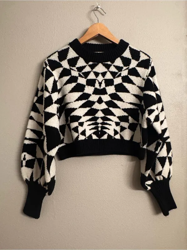 FARM RIO Deco Knit Crewneck Sweater - Image 2