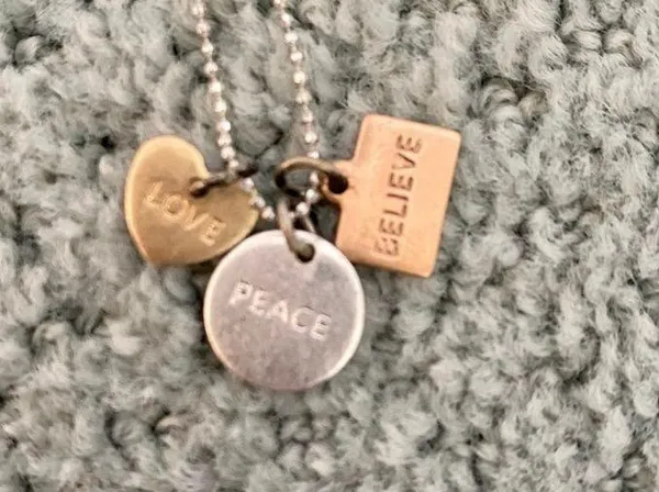 American Eagle Dainty silver necklace with charms! ✨💛 - Image 3