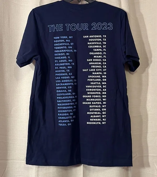 Jonas brother the tour concert shirt 2023 - Image 2
