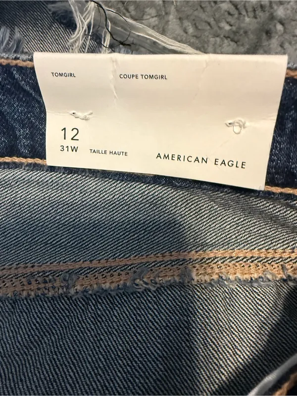 NWT American Eagle Tomgirl Denim Jean Shorts - Image 6