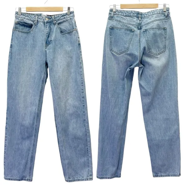 Princess Polly High Rise Straight Leg Stovepipe Jeans Light Wash Women’s Size 6 - Image 7