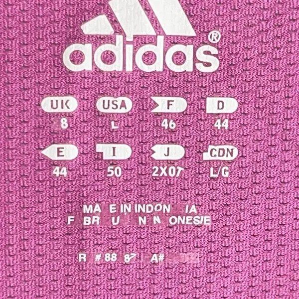 Adidas V-Neck Athletic T-Shirt Sz L - Image 6