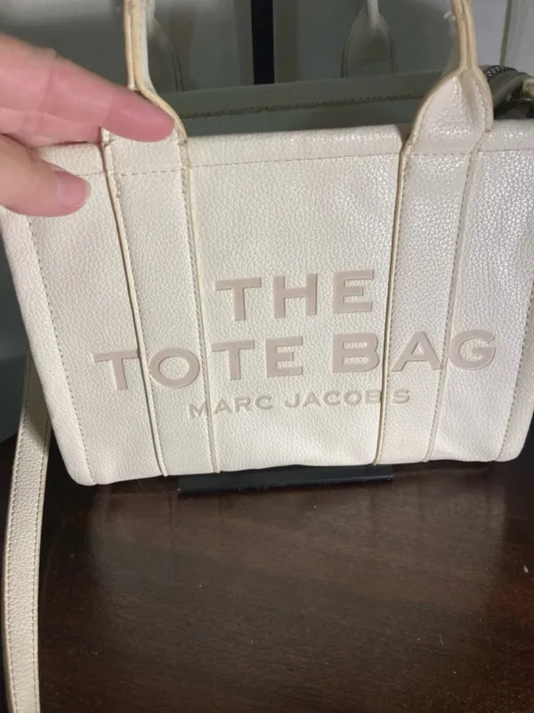 Cream The Tote Bag Small Leather Shoulder Tote - Image 2