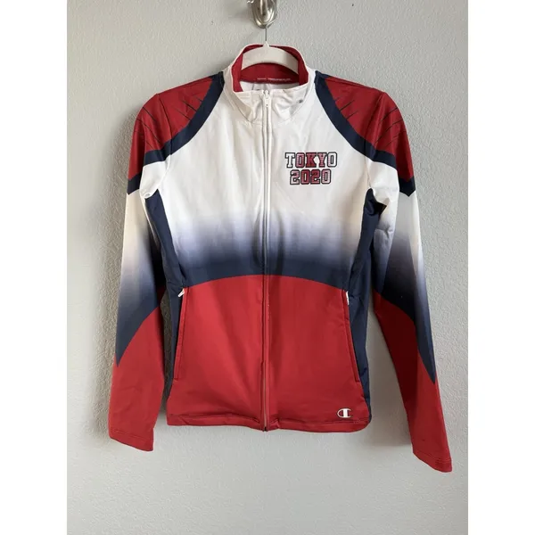 Champion Team USA 2020 Tokyo Olympics Women's Track Suit Set Jacket Leggings‎ XS - Image 8