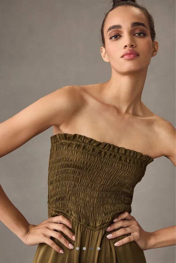 Anthropologie Jumpsuit Olive - Image 2