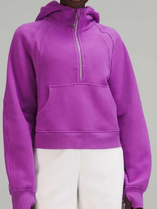 Lululemon Scuba Oversized Half-Zip Hoodie Moonlit Magenta - Image 2