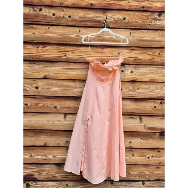 NWOT House of CB Clarabelle midi sundress in peach M - Image 5