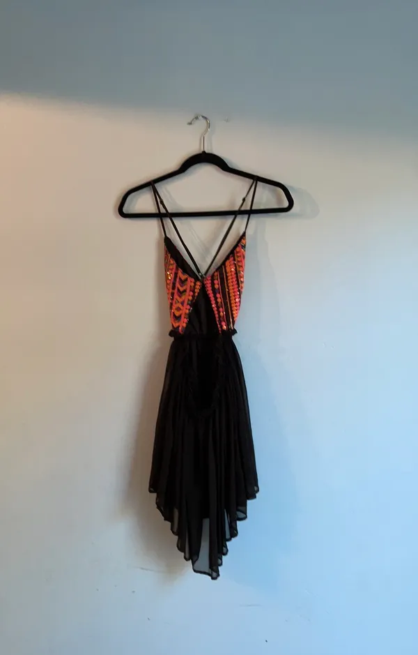 Windsor Sequined Backless Mini Dress - Image 2