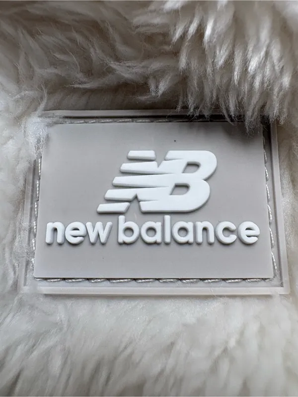 New Balance Women’s S Ivory Plush Teddy Fleece Full Zip Jacket Sherpa - Image 5