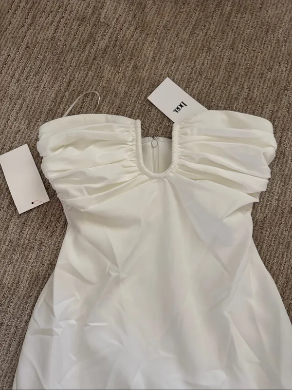 BOA Strapless Ruched Bust Dress - Image 3