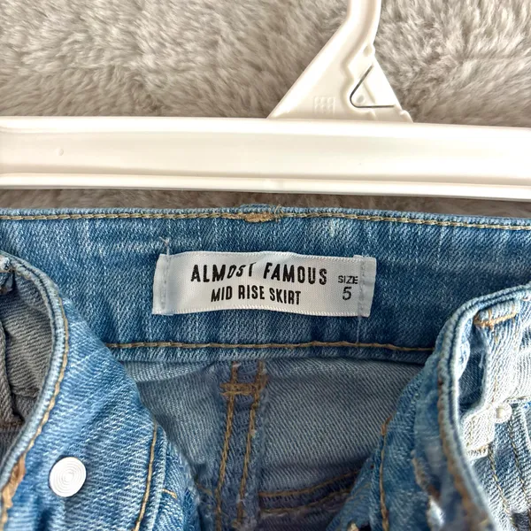 Almost Famous denim mini skirt - Image 5