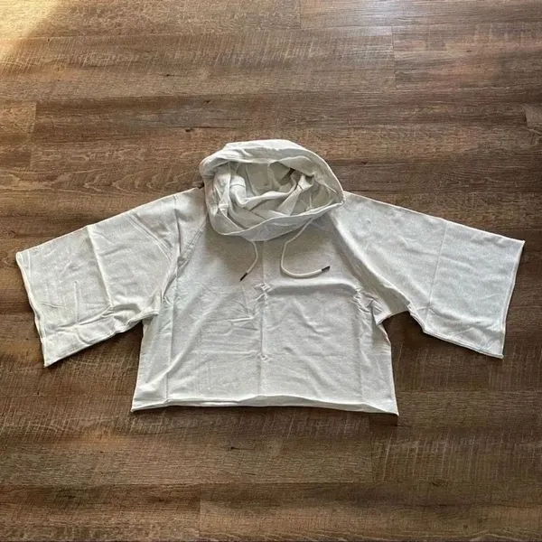 Namastetics Hoodie NEW Athleisure XL Grey Gym Relaxed Fit - Image 5