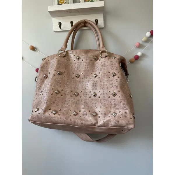 Steve Madden Y2K Blush Pink Embossed Pattern Crossbody Shoulder Bag - Image 5