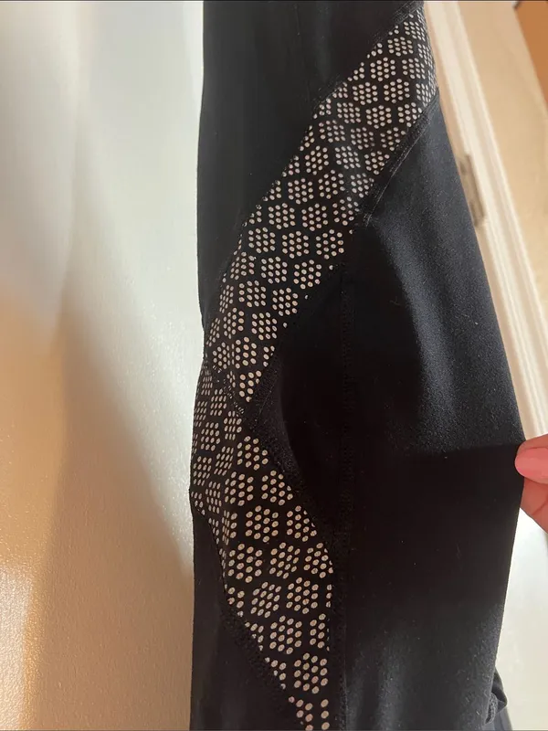 GAP Black Leggings with Reflective Dot Accents - Image 6