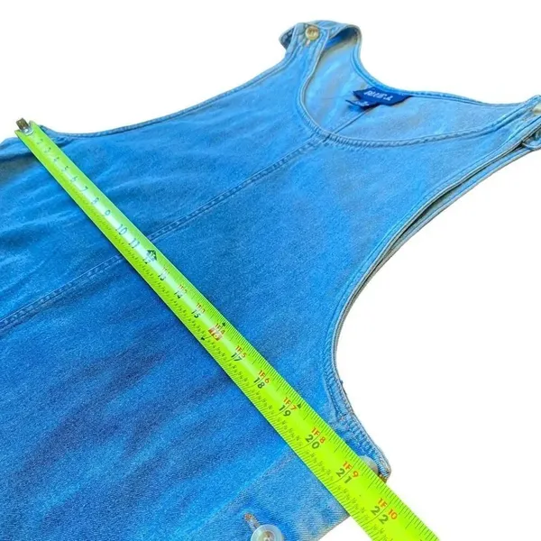 Vintage Blue J. 100% Cotton Cottage Denim Pocket Dress - Image 7