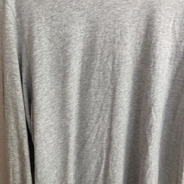 SKIMS Heather Grey Modal Cotton Long Sleeve Crew Neck Top Size M - Image 5