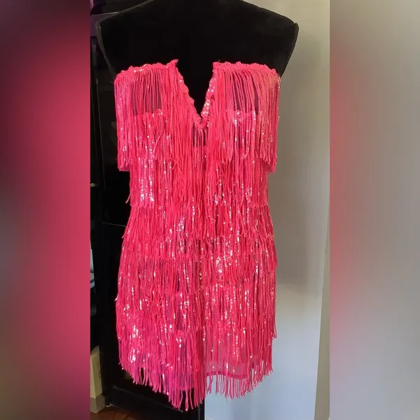 Dressy sequined fringe top NWT 💖💖💖 - Image 4