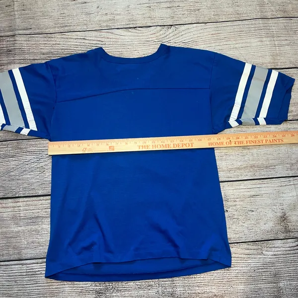 VTG 1990 Salem Sportswear New‎ York Giants Football AOP Jersey Shirt Womens S - Image 8