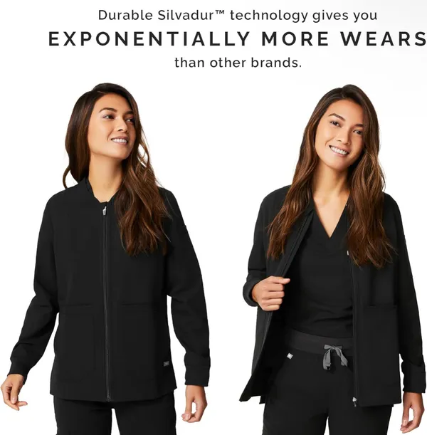 Women’s FIGS Scrub Bellery Jacket - Image 4