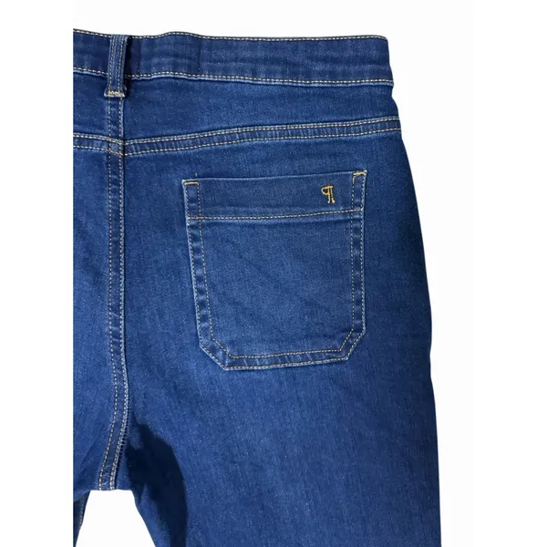 Pilcro‎ Anthropologie The Icon Flare Jeans Mid Rise Retro Look Women's Size 28 - Image 8