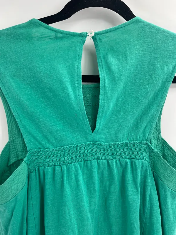 Anthropologie Akemi + Kin Green Boho Sleeveless Cami Peasant Top Size Small - Image 8
