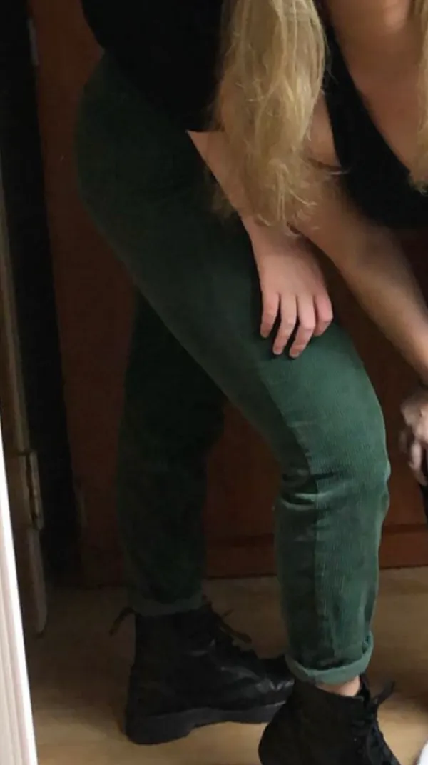 BDG Dark Green Corduroy  Pants - Image 4