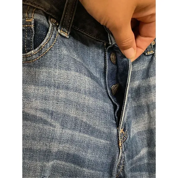 American Eagle Light Distressed Tomgirl Skinny Jeans Size 00 - Image 3