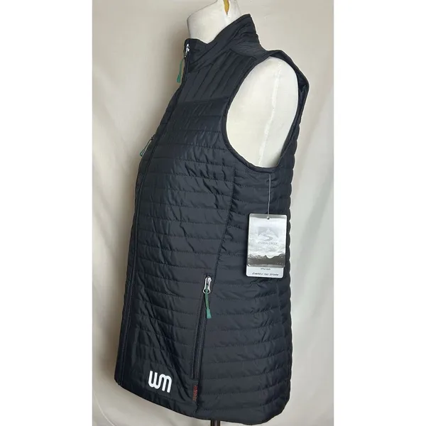 Storm Creek Womens Front Runner Vest M Black NWT Waste Management Corporate Logo - Image 2