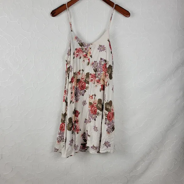Brandy Melville Women Slip Dress One Size Floral Sleeveless Mini Summer Sundress - Image 7