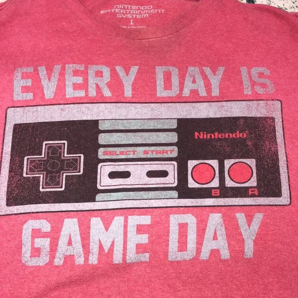 NINTENDO Every day is game day large gamer tee - Image 7