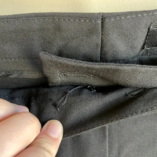 Expert by evergreen italian wool blend black trousers women's size‎ 10 business - Image 5