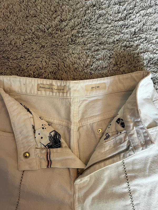 Anthropologie White  Jeans - Image 2