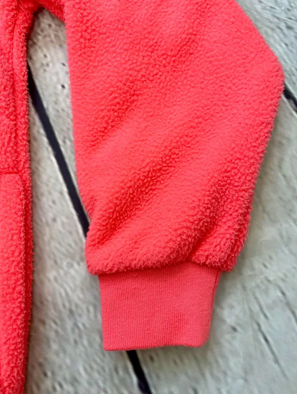 Urban Outfitters Neon Pink Fleece Pullover - Image 8