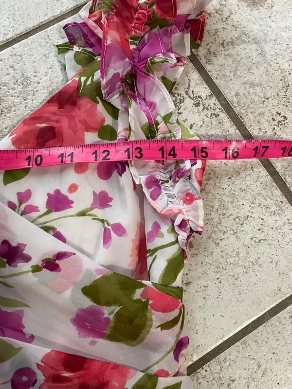 Abercrombie & Fitch Floral High Lo Ruffle Dress - Image 13