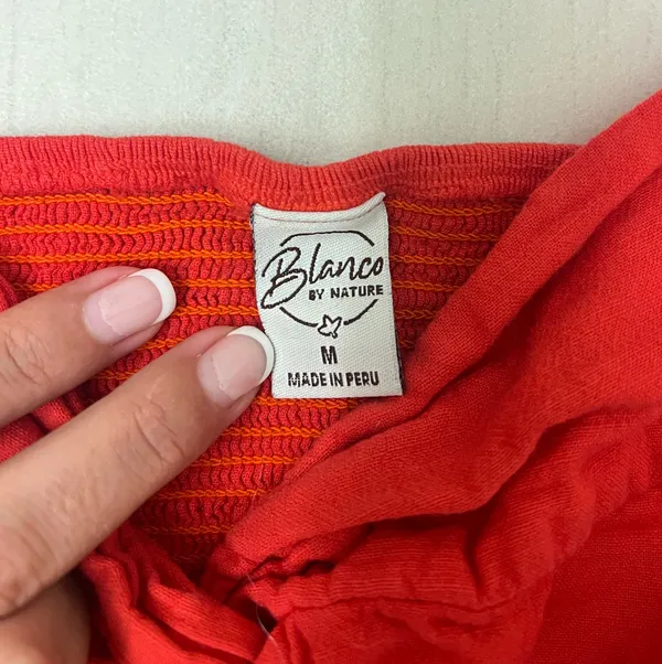Blanco By Nature Sofia top Red Size M - Image 4