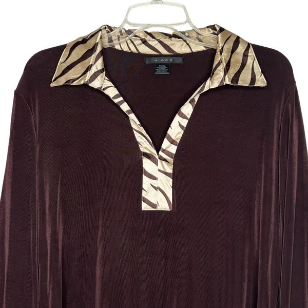 Vintage Kiara‎ Top Brown Size XL - Image 2