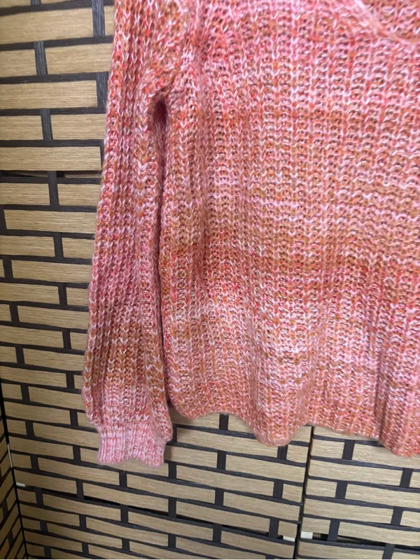 Loft Orange sweater size medium - Image 4