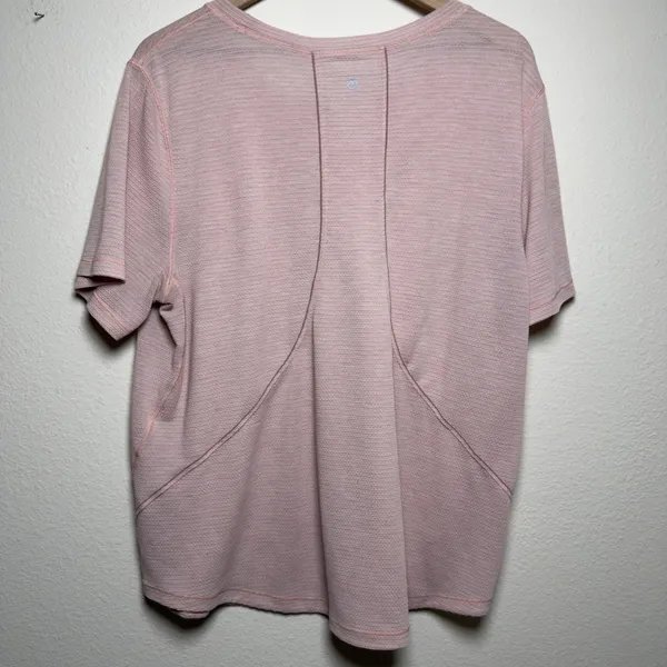 Lululemon Women Top 16 Pink Swiftly Breathe Short Sleeve Relaxed Fit Tee - Image 8