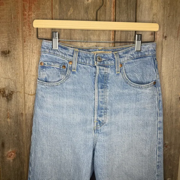 Levi's Light Blue Straight Leg Women's Jeans - Image 3
