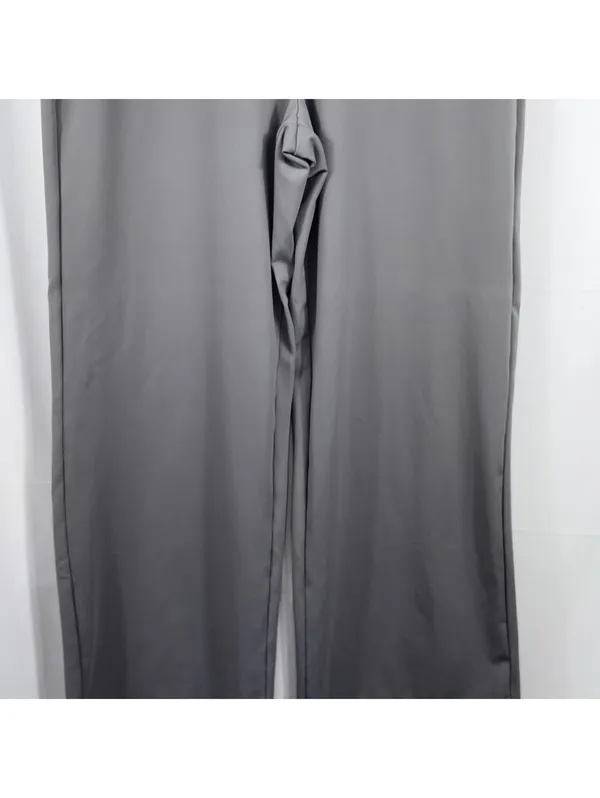 Halara Petite M Gray High Waist Wide Leg Pants - Image 3