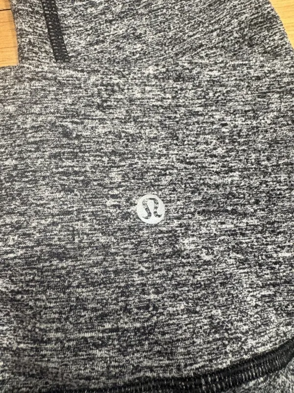 Lululemon Size 2 Women's Gray Heathered High-Waisted Ankle Leggings Activewear - Image 4