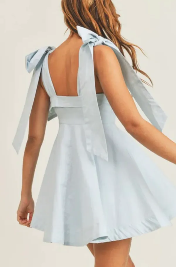 These Three Boutique Baby Blue Dress - Image 2