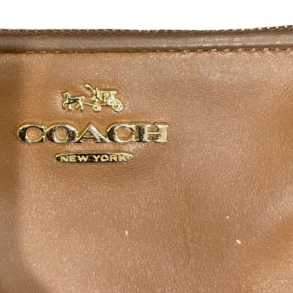 Coach Madison Pleated Leather Light Brown Crossbody Bag Style F52177 Y2K - Image 4