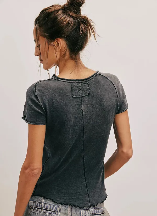Free People Be My Baby Tee - Image 5