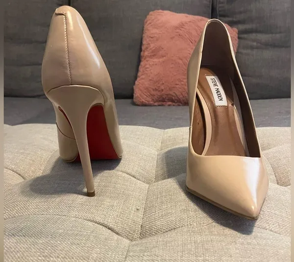 Steve Madden nude pointy stilettos - Image 2