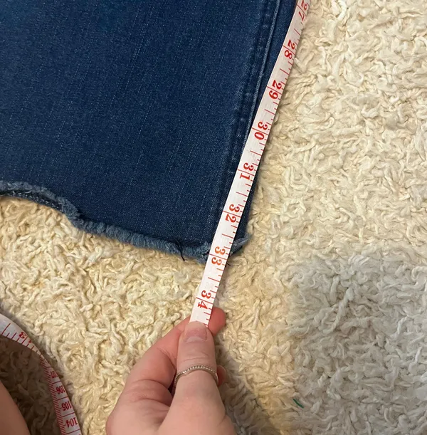 High Waist Flare Jeans Size Small - Image 3