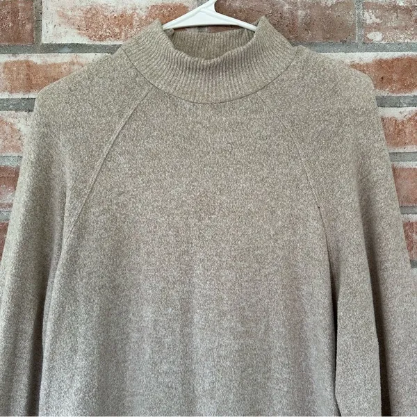 Maeve Anthropologie Mock Neck Sweater Women’s Small Beige Tan - Image 2
