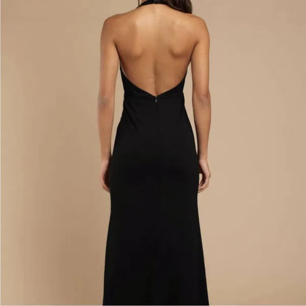 Tobi NWT HAILEY BLACK HALTER MAXI | FORMAL‎ DRESS WEDDING size small - Image 3